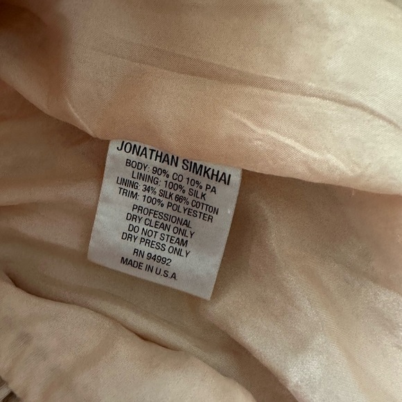 Jonathon Simkhai Burnout Brocade Midi Dress. Size 4. - Picture 6 of 7